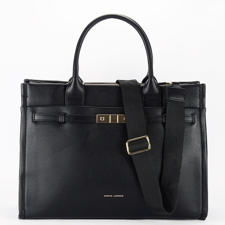 Geanta resigilata neagra mare David Jones CM7736-RESIG [5]