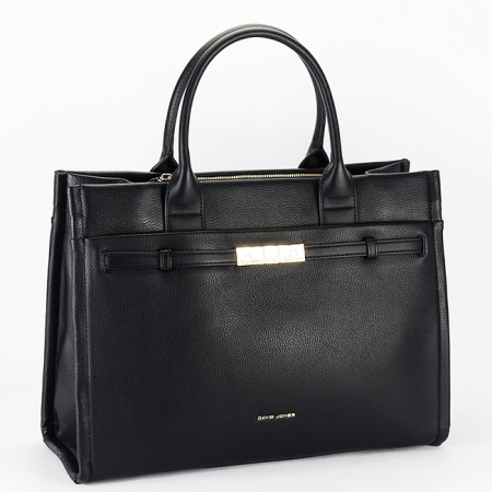 Geanta resigilata neagra mare David Jones CM7736-RESIG [2]