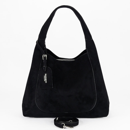 Geanta neagra mare din velur DIANA&CO DJC901-3 12 [6]