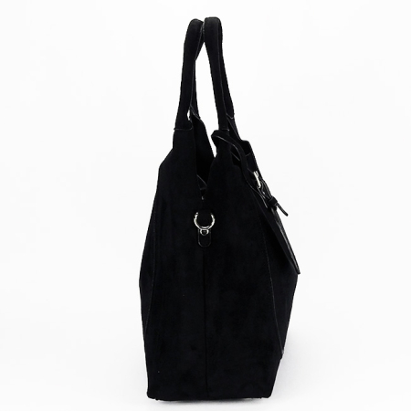Geanta neagra mare din velur DIANA&CO DJC901-3 12 [4]