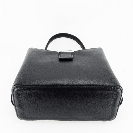 Geanta neagra medie din piele naturala 8962 123 [5]