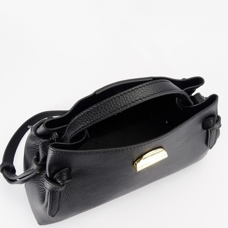 Geanta neagra medie din piele naturala 8900 127 [5]