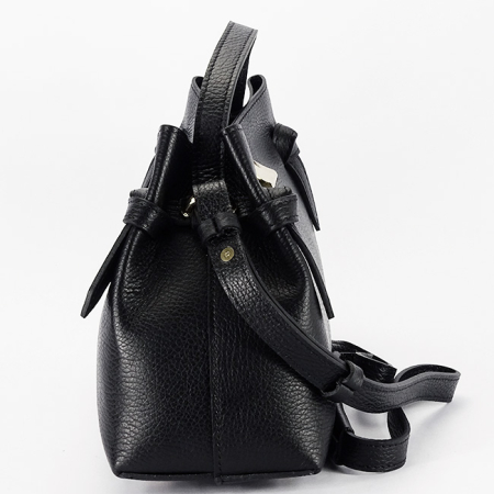 Geanta neagra medie din piele naturala 8900 127 [3]