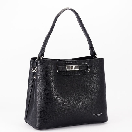 Geanta neagra medie Flora&CO Paris F8510 M3 [2]