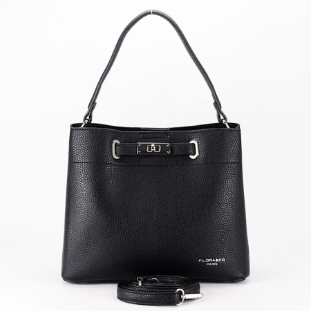 Geanta neagra medie Flora&CO Paris F8510 M3 [5]