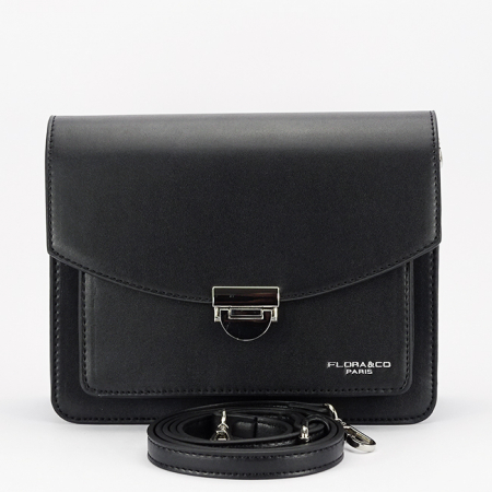 Geanta neagra medie Flora&CO Paris F8529 14 [4]