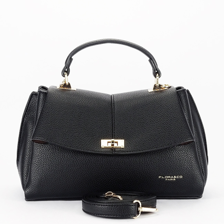 Geanta neagra medie Flora&CO Paris F9963 15 [5]