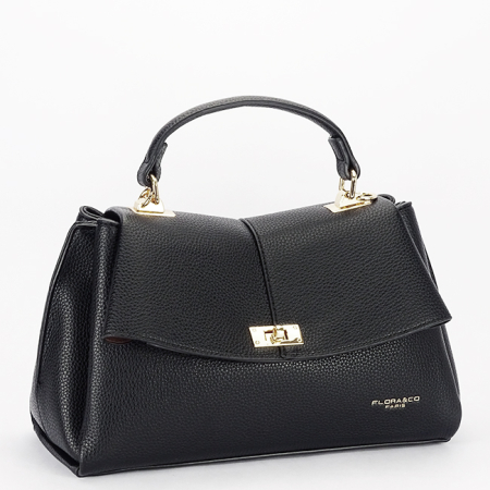 Geanta neagra medie Flora&CO Paris F9963 15 [2]