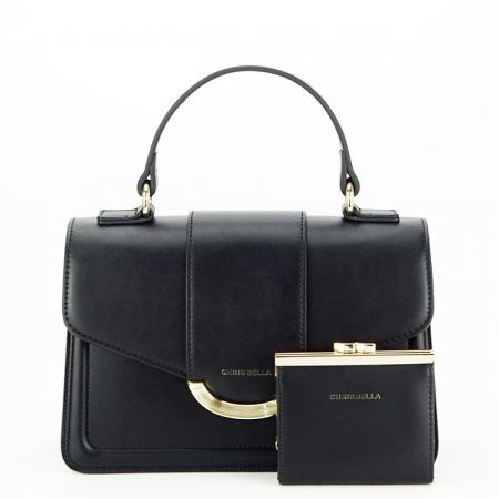 Posete - Geanta neagra Premium cu portofel CB2401-2 11