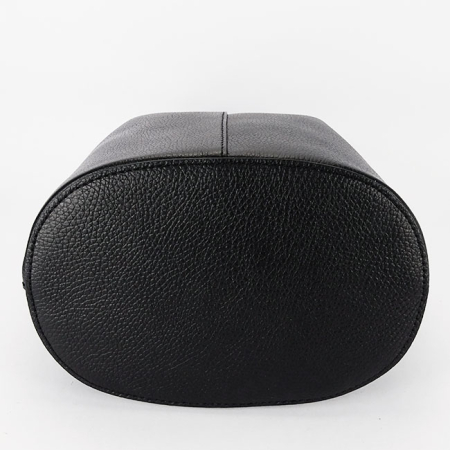 Geanta neagra tip sac din piele naturala 8951A 122 [6]