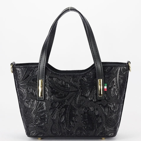 Accesorii - Geanta negru din piele naturala 8904 131