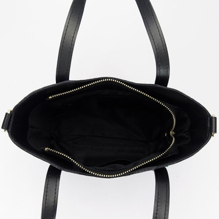 Geanta negru din piele naturala 8904 131 [7]