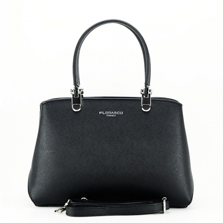 Geanta office/casual neagra Ozana [2]