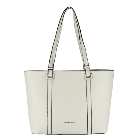 Accesorii - Geanta Pierre Cardin bej deschis de talie mare 24021 M0