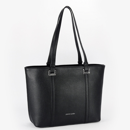 Geanta Pierre Cardin neagra de talie mare 24021 M0 [3]