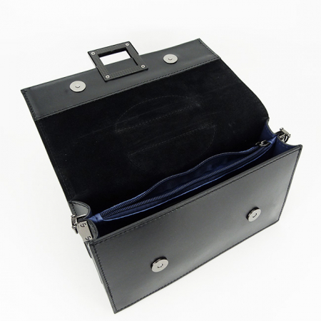 Geanta  din piele naturala 8926  R 123 Negru [5]