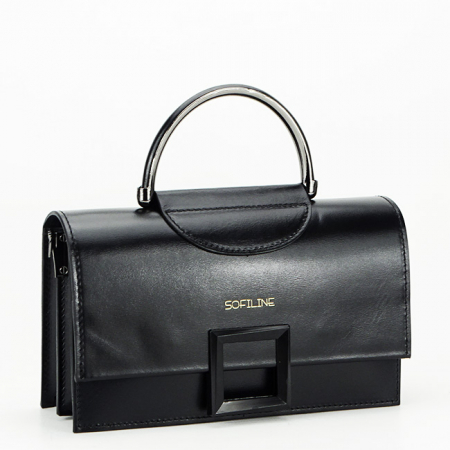 Geanta  din piele naturala 8926  R 123 Negru [1]