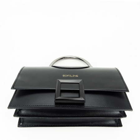 Geanta  din piele naturala 8926  R 123 Negru [4]