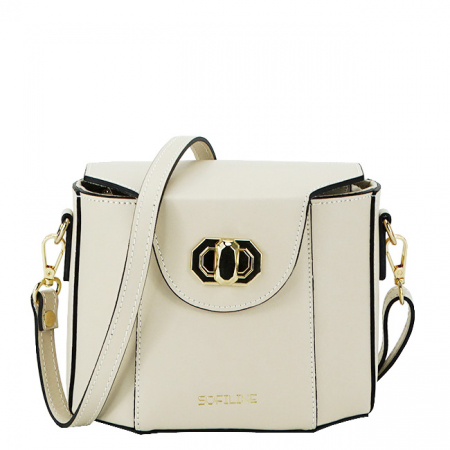 Accesorii - Geanta Premium din piele naturala 8927 123 Cream