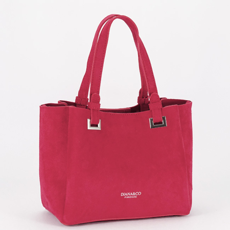Geanta rosie din velur DIANA&CO DHJ929-2 M13 [2]