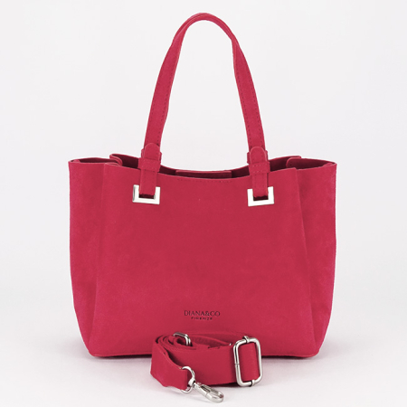 Geanta rosie din velur DIANA&CO DHJ929-2 M13 [5]