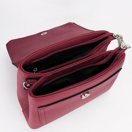 Geanta rosu inchis casual Flora&CO Paris H6922 126 [5]