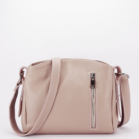 Genti mici - Geanta roz deschis din piele naturala 8923 123