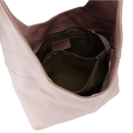 Geanta roz deschis din piele naturala 8924 127 [6]