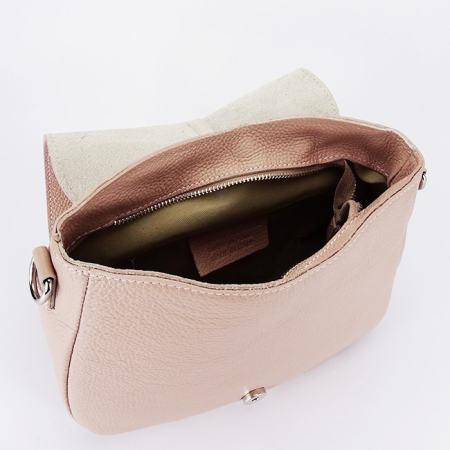 Geanta roz deschis din piele naturala 8960 123 [8]