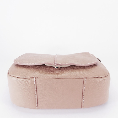 Geanta roz deschis din piele naturala 8960 123 [6]