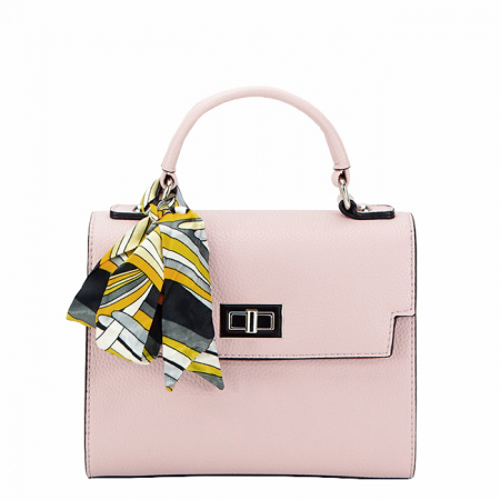 Genti mici - Geanta roz FLORA&Co cu esarfa F9002 14