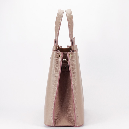 Geanta roz medie din piele naturala 8916 129 [3]