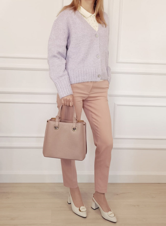 Geanta roz medie din piele naturala 8916 129 [1]