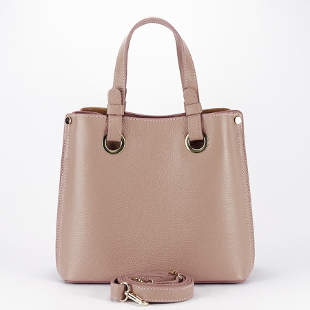 Geanta roz medie din piele naturala 8916 129 [4]