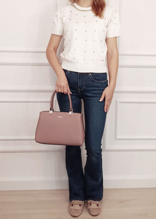 Geanta roz plamaniu office/casual Flora&Co Paris F6538 15 [1]