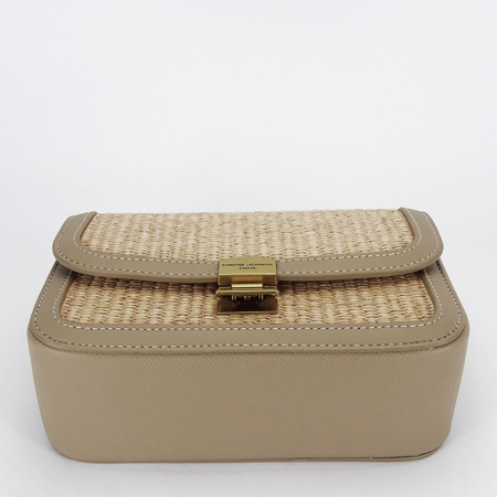 Geanta taupe crossbody cu model impletit CM7497 15 [5]