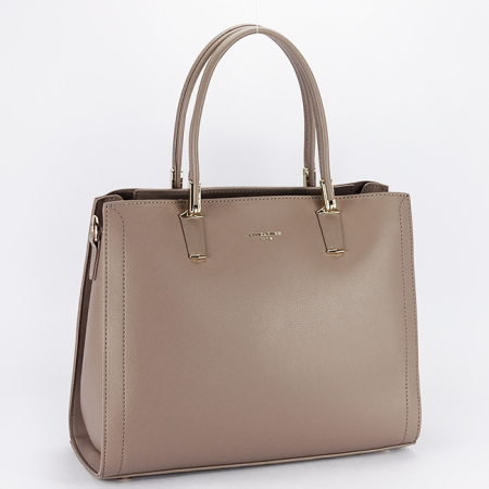 Noutati - Geanta taupe David Jones Paris CM6718-5 11