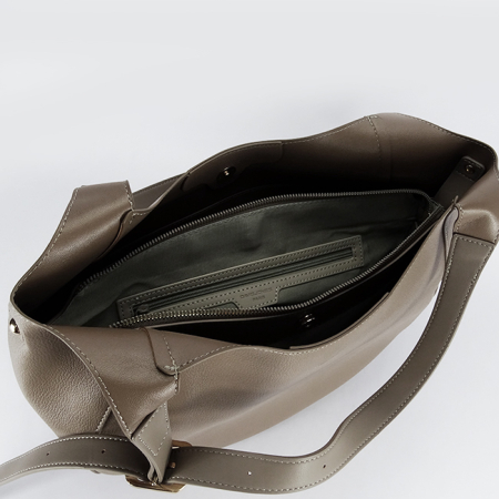 Geanta taupe David Jones Paris de talie mare CM8456 M13 [8]