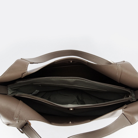 Geanta taupe David Jones Paris de talie mare CM8456 M13 [7]