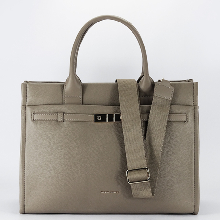 Geanta taupe deschis mare David Jones CM7736 17 [5]