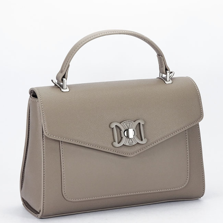 Geanta taupe deschis medie David Jones CM7793 14 [2]