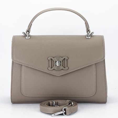 Geanta taupe deschis medie David Jones CM7793 14 [5]