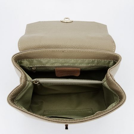 Geanta taupe din piele naturala 1736 131 [7]