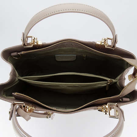 Geanta taupe din piele naturala 8952 122 [6]