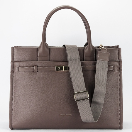 Geanta taupe inchis mare David Jones CM7736 17 [5]