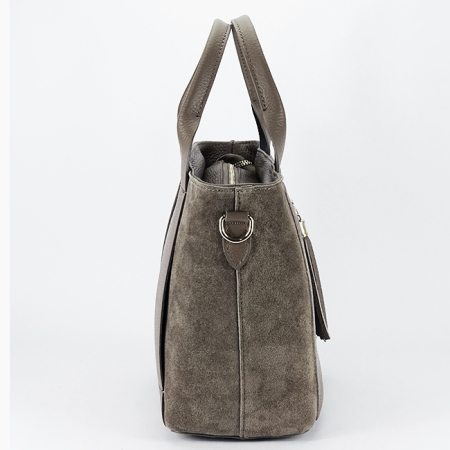 Geanta taupe medie din piele naturala 1918 M9 [4]