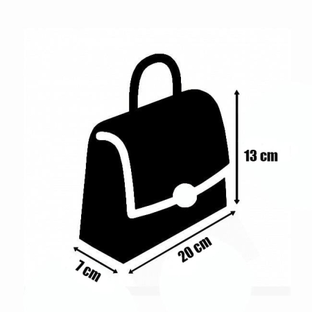 Geanta taupe mica din piele naturala 1523 120 [9]