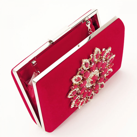 Geanta tip clutch rosu Mira [4]