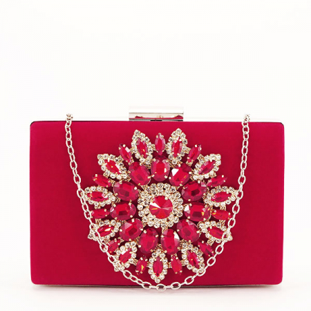 Geanta tip clutch rosu Mira [1]