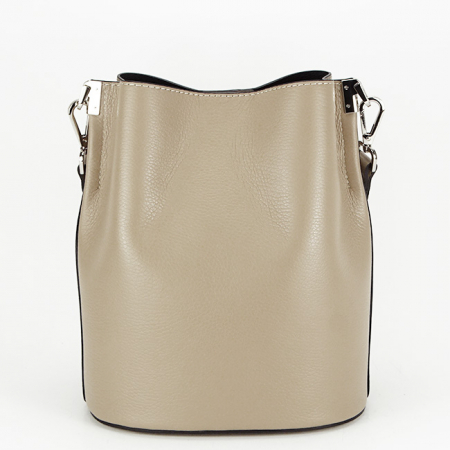 Geanta tip sac din piele naturala 8951 119 Bej [1]